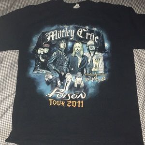Motley crue/poison 2011 tour T-shirt
